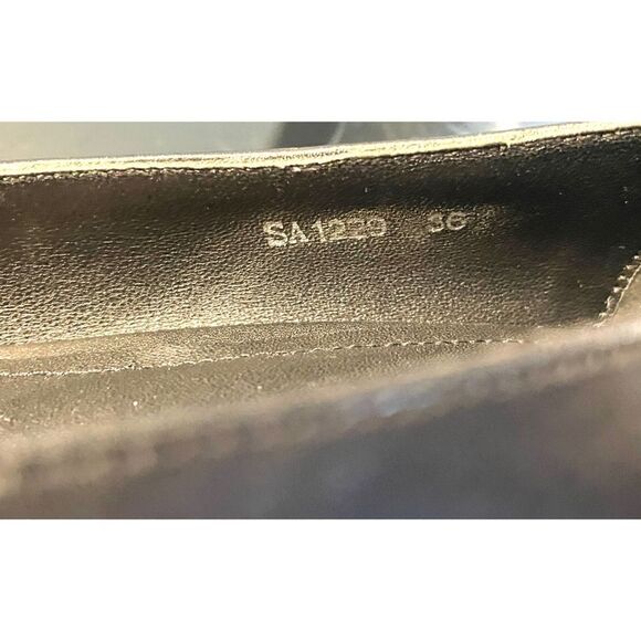 louis vuitton madeleine pump new black leather women’s shoes size 36/6 medium - Picture 8 of 15